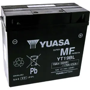 Batteria di accensione Yuasa YT19BL 12V-19Ah Vendita Finale