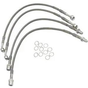 Compra Online Kit tubi freno aeronautici per Moto Guzzi 1100 California completo grigio